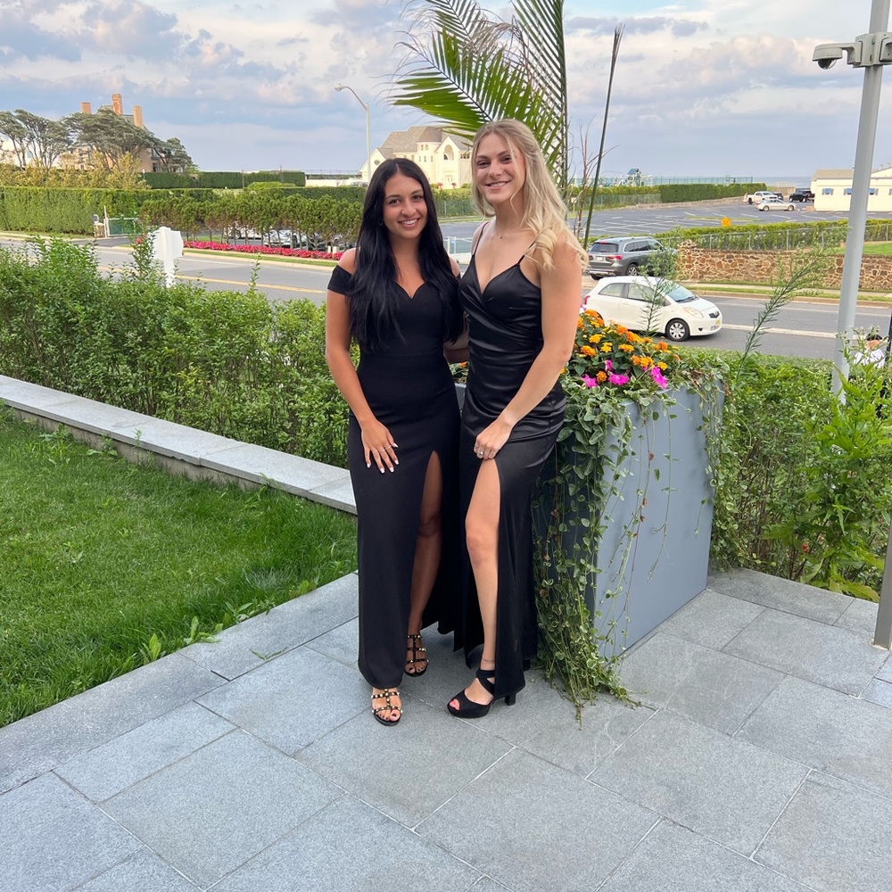 Windsor Black Maxi Dress with Slit